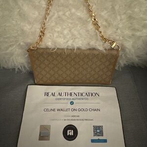 Authentic Celine macadame woc- comes with COA